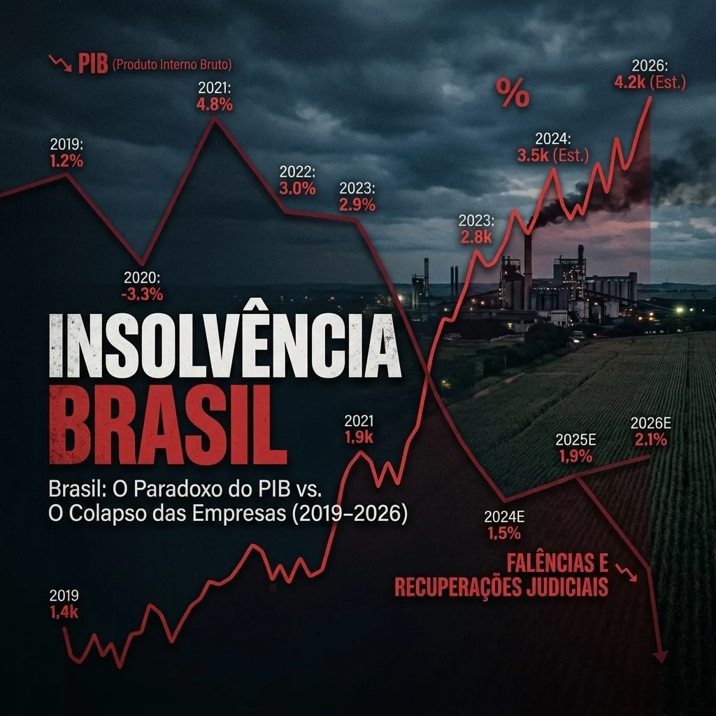 Brasil em Colapso Silencioso · Painel Comparativo 2019–2026