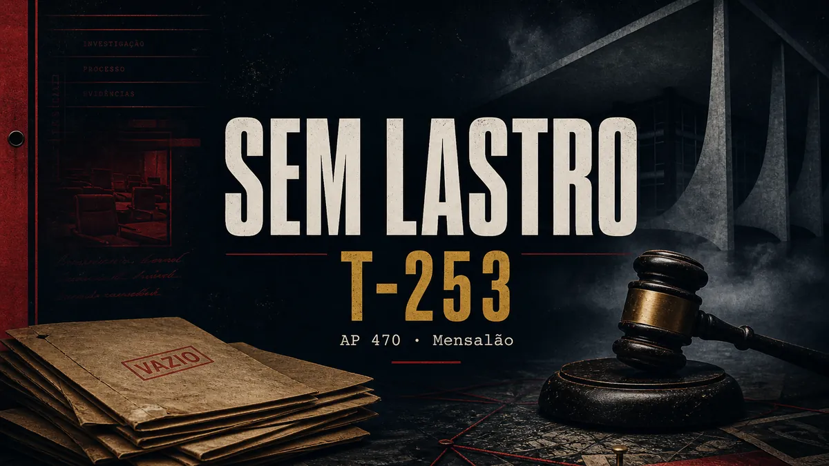 T-253 · AP 470 (Mensalão) — STF exige 'base documental e probatória' para recusar reiteradamente a inclusão de Lula no polo passivo